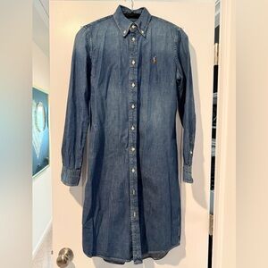 Ralph Lauren Indigo Denim Shirt Dress